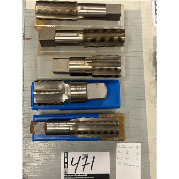 LOT DE 8 TAPS # 12, GR. ASST