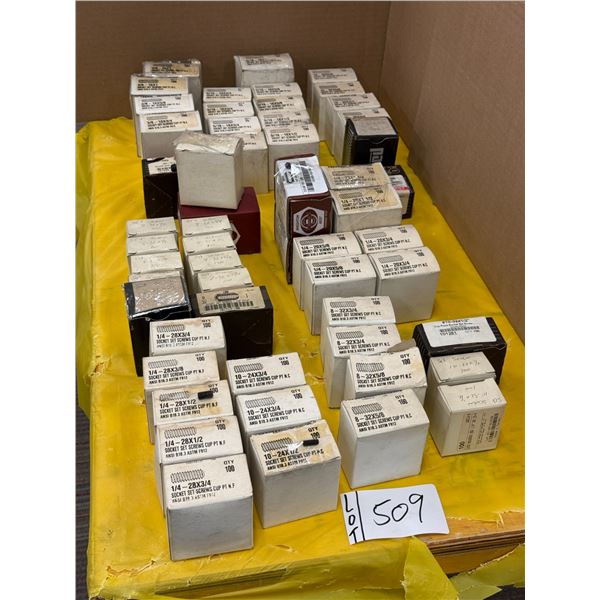 LOT DE 4000+ SOCKET SCREWS ASSORTIES