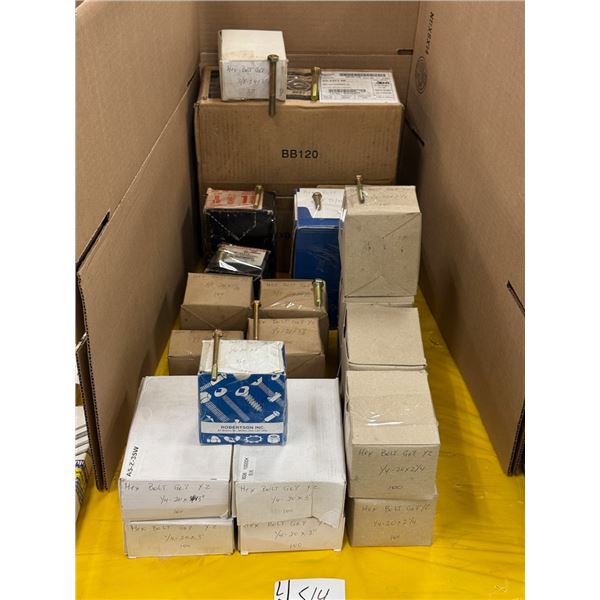 LOT DE 1500+ VIS TÊTE HEX. IMERIALES EN ZINC ASST