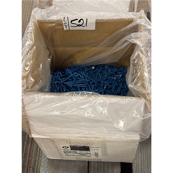 LOT DE 2000 VIS A BÉTON, TÊTE HEX, 3/16 X 2-1/4