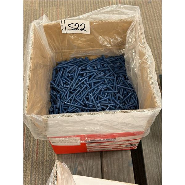 LOT DE 1500+ VIS A BÉTON 1/4 X 2-1/4