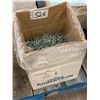 Image 1 : LOT DE 1300+ VIS TÊTE CARRÉ PLAQUÉ ZINC 8 X 3