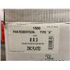 Image 2 : LOT DE 1300+ VIS TÊTE CARRÉ PLAQUÉ ZINC 8 X 3