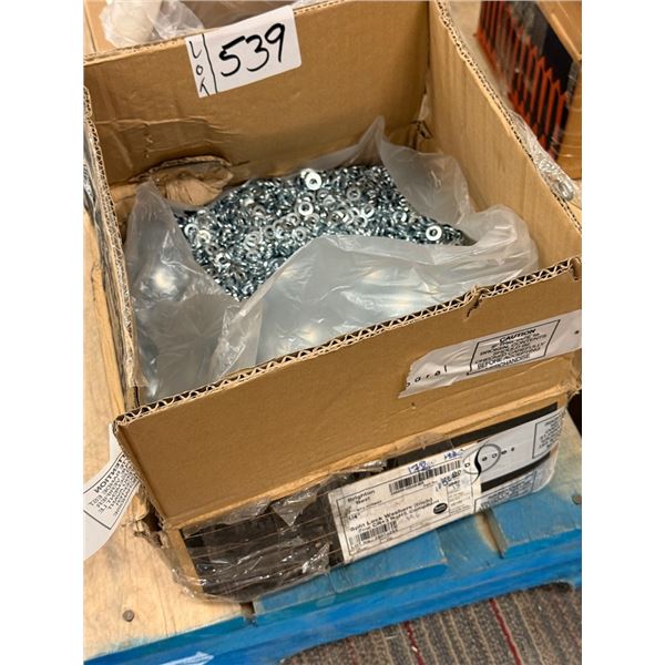 LOT DE 14,000 RONDELLES A RESSORTS EN ZINC 1/4