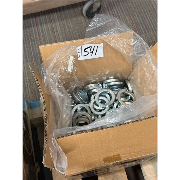 LOT DE 80+ RONDELLES A RESSORT ZINC 1-3/4