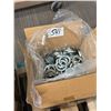 Image 1 : LOT DE 80+ RONDELLES A RESSORT ZINC 1-3/4