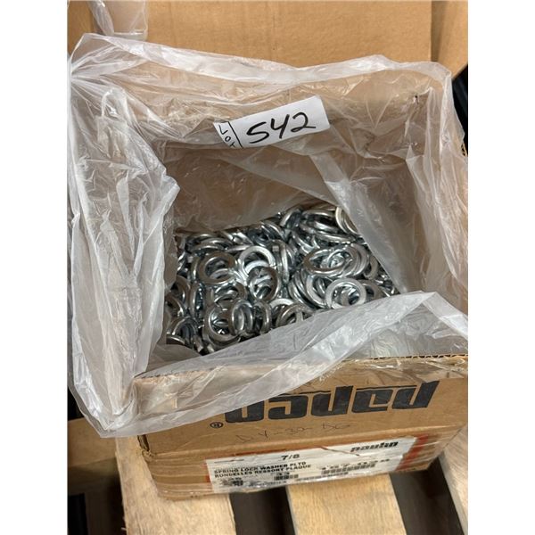 LOT DE 375+ RONDELLES A RESSORT PLAQUÉ ZINC 7/8