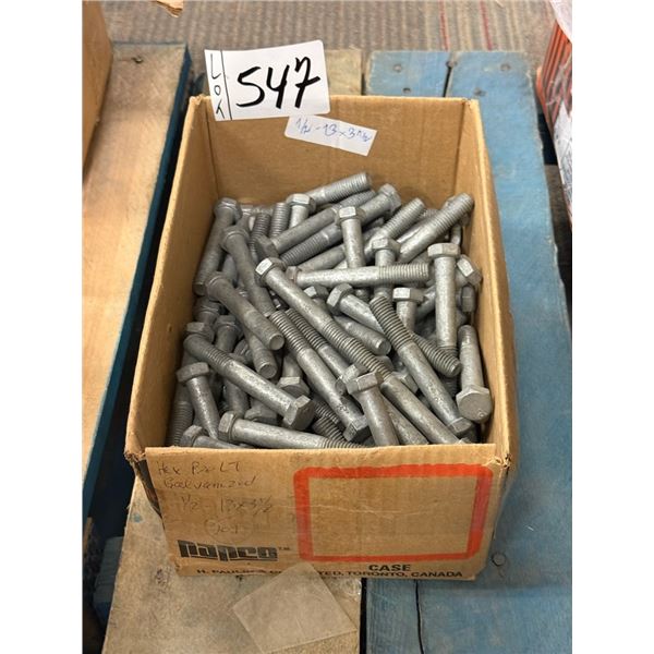 LOT DE 90+VIS HEX GALVANISÉ