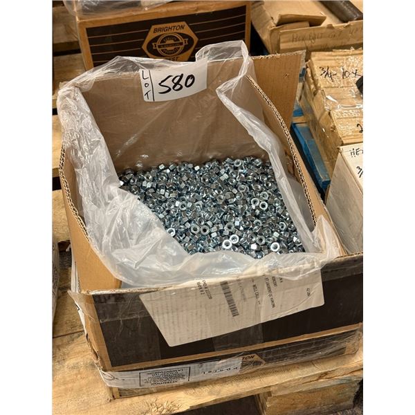 LOT DE 5500+ ÉCROUS HEX. GR, 2 ZINC