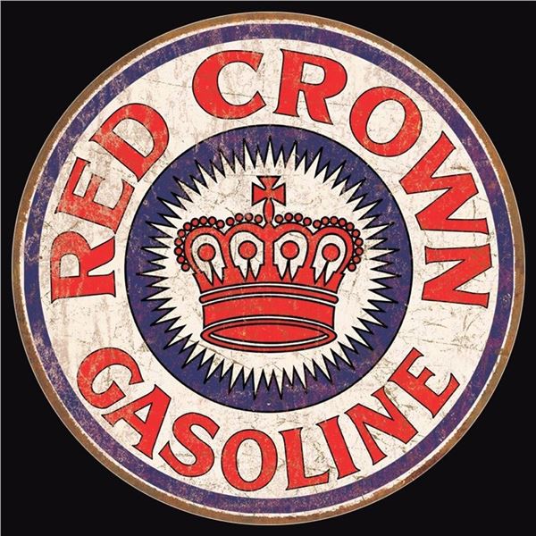 Red Crown Gas **NEW ALUMINUM STYLE**