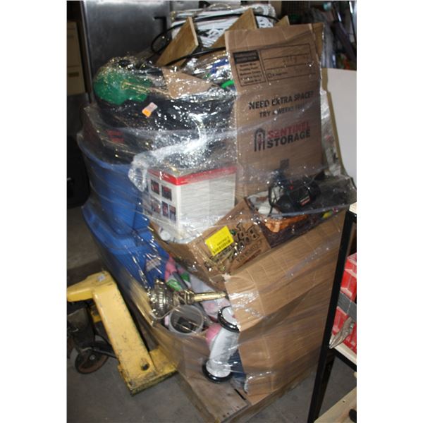LARGE PALLET OF ASSORTED ITEMS INCLUDING MR HEATER