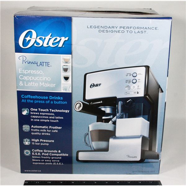 OSTER PRIMA LATTE ESPRESSO MAKER