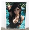 Image 1 : NEW ANIME GIRL IN POOL CANVAS POSTER ON CARBOARD