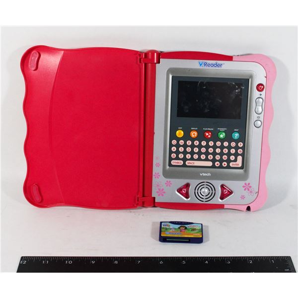 VTECH V. READER LEARNING TOY, BATTERY COVER MISSING