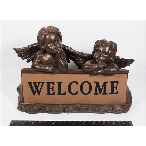 NEW: Item #37305, ANGEL WELCOME SIGN