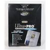 Image 1 : NEW ULTRA PRO PLATINUM SERIES POCKET PAGES 100CT