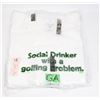 Image 1 : NEW MENS LARGE FUNNY GOLFING THEME SHIRT