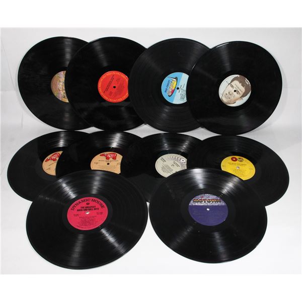 LOT OF 10 VARIETY LP RECORDS