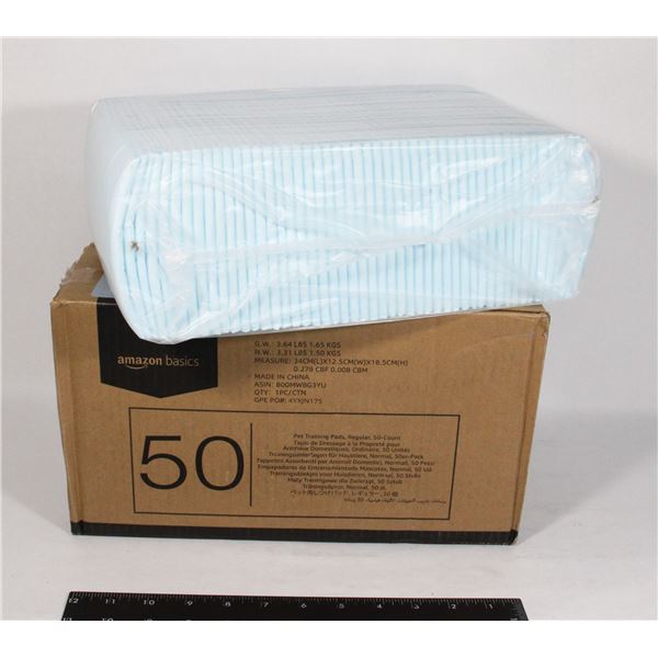 NEW 50 PACK OF PET TRAINING PADS (AMAZON RETURN)