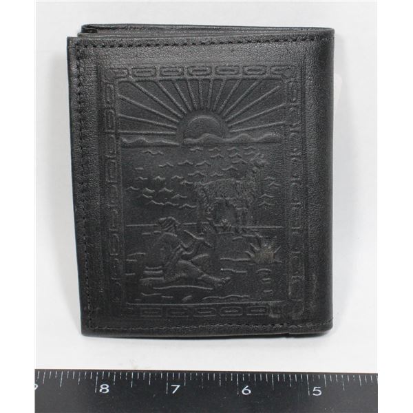 HANDMADE IN BELIZE  LEATHER WALLET