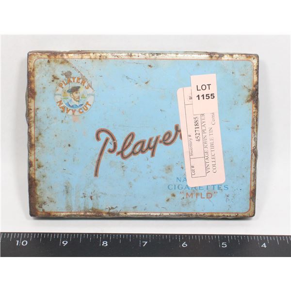 VINTAGE JOHN PLAYERS COLLECTIBLE TIN