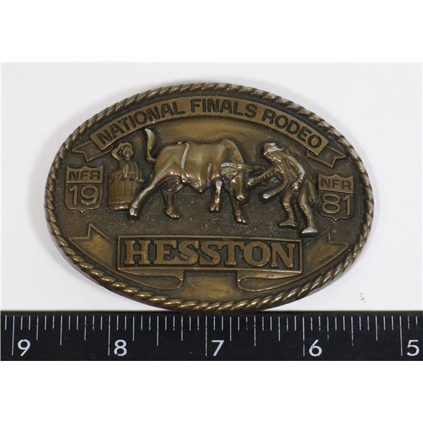 1981 NATIONAL FINALS RODEO LIMITED EDITION BELT