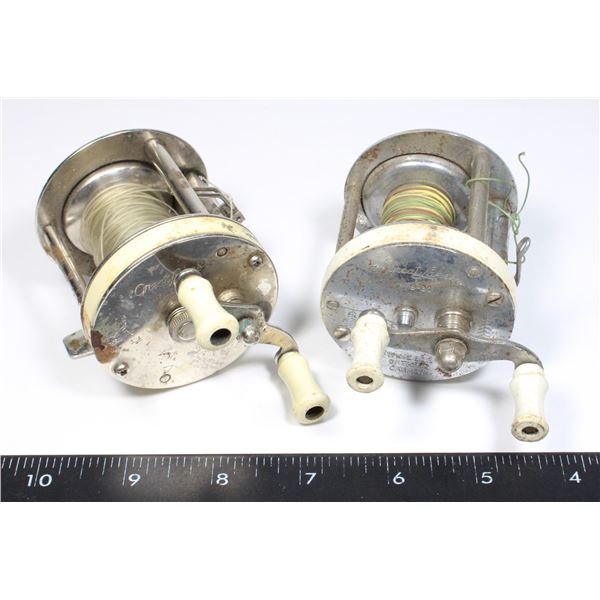 TWO VINTAGE "GREAT LAKES" MADE IN CANADA FISHING