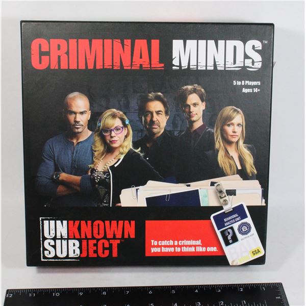 CRIMINAL MINDS BOARD GAME