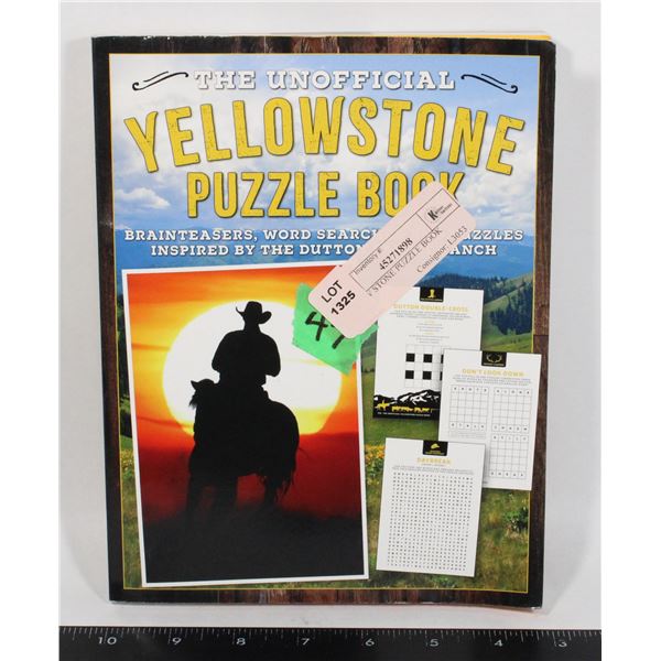 YELOW STONE PUZZLE BOOK