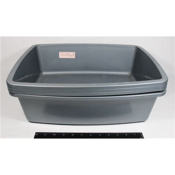 LOT OF 4 KITTY LITTER BINS NEW