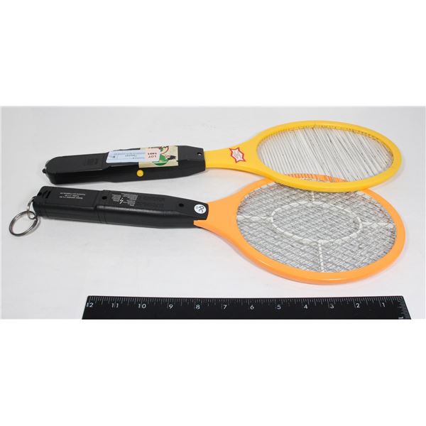 TWO HANDHELD BUG ZAPPERS