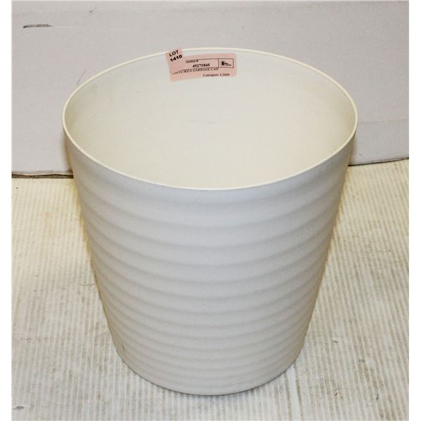 WHITE IKEA GARBAGE CAN