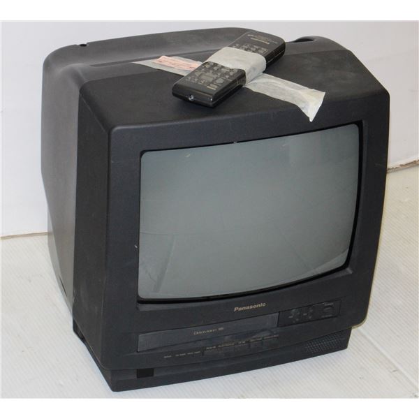 VINTAGE PANASONIC 14" TUBE TV WITH REMOTE