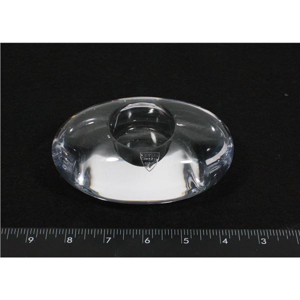 VINTAGE ORREFORS SWEDEN CRYSTAL VOTIVE CANDLE