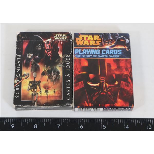 2 PACKS "STAR WARS " CARDS OPEN BUT COMPLETE