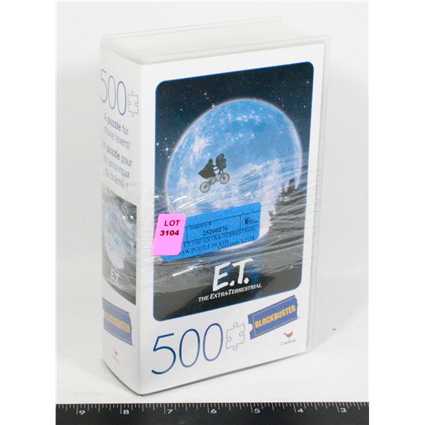 NEW ET THE EXTRA-TERRESTRIAL JIGSAW PUZZLE IN VHS