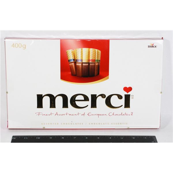 NEW 400G MERCI ASSORTED CHOCOLATES (8 VARIETIES)