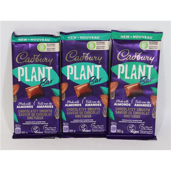 THREE CADBURY PLANT BAR (MADE WITH ALMONDS)