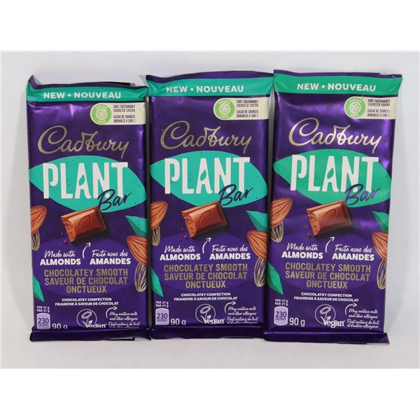 THREE CADBURY PLANT BAR (MADE WITH ALMONDS)