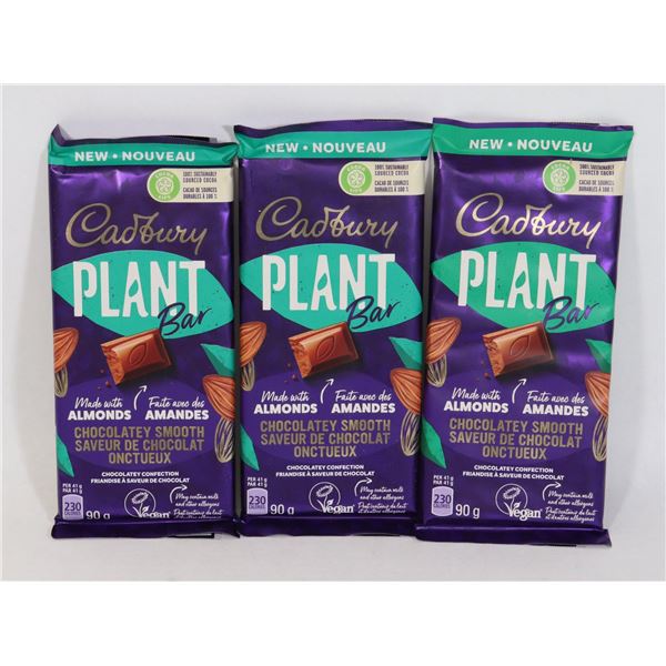 THREE CADBURY PLANT BAR (MADE WITH ALMONDS)
