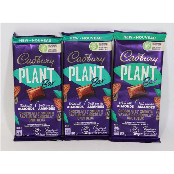 THREE CADBURY PLANT BAR (MADE WITH ALMONDS)