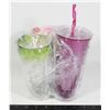 Image 1 : TWO NEW FDG DRINKING GLASSES WITH A NEW