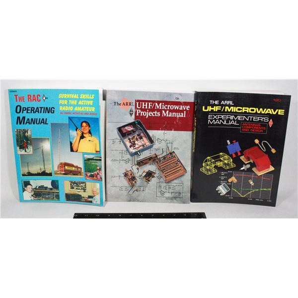 LOT OF 3 - RADIO, UHF/MICROWAVE BOOKS