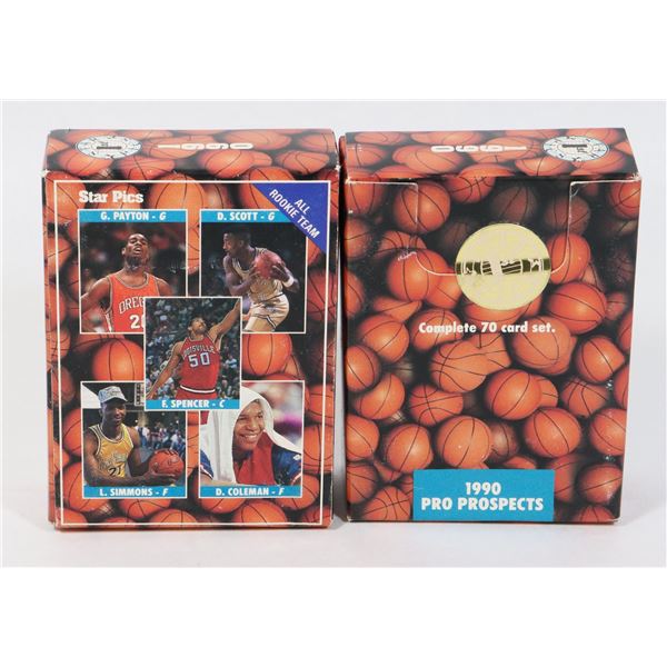2 SEALED PACKS OF NBA 1990 PRO PROSPECTS CARDS