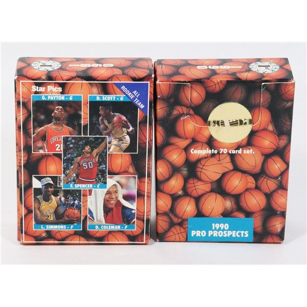 2 OPENED PACKS OF NBA 1990 PRO PROSPECTS CARDS