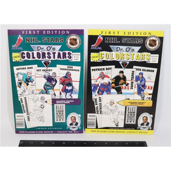 2 COLLECTIBLE NHL STARS DR.O'S COLOR STARS