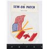 Image 1 : NEW OLD STOCK SEW ON PATCH CANADA/USA FLAGS