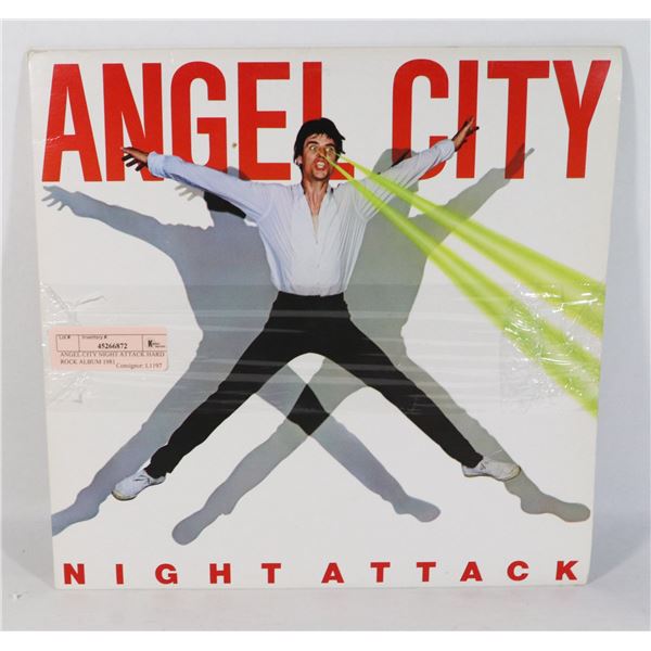 ANGEL CITY NIGHT ATTACK HARD ROCK ALBUM 1981