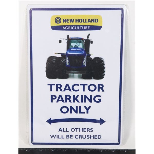 BRAND NEW TRACTOR NEW HOLLAND THEMED METAL SIGN