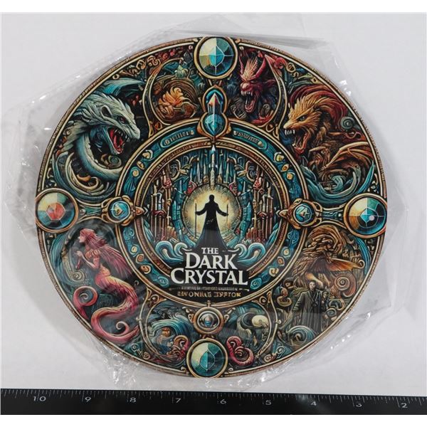 NEW 8" ROUND THE DARK CRYSTAL THEME ART METAL